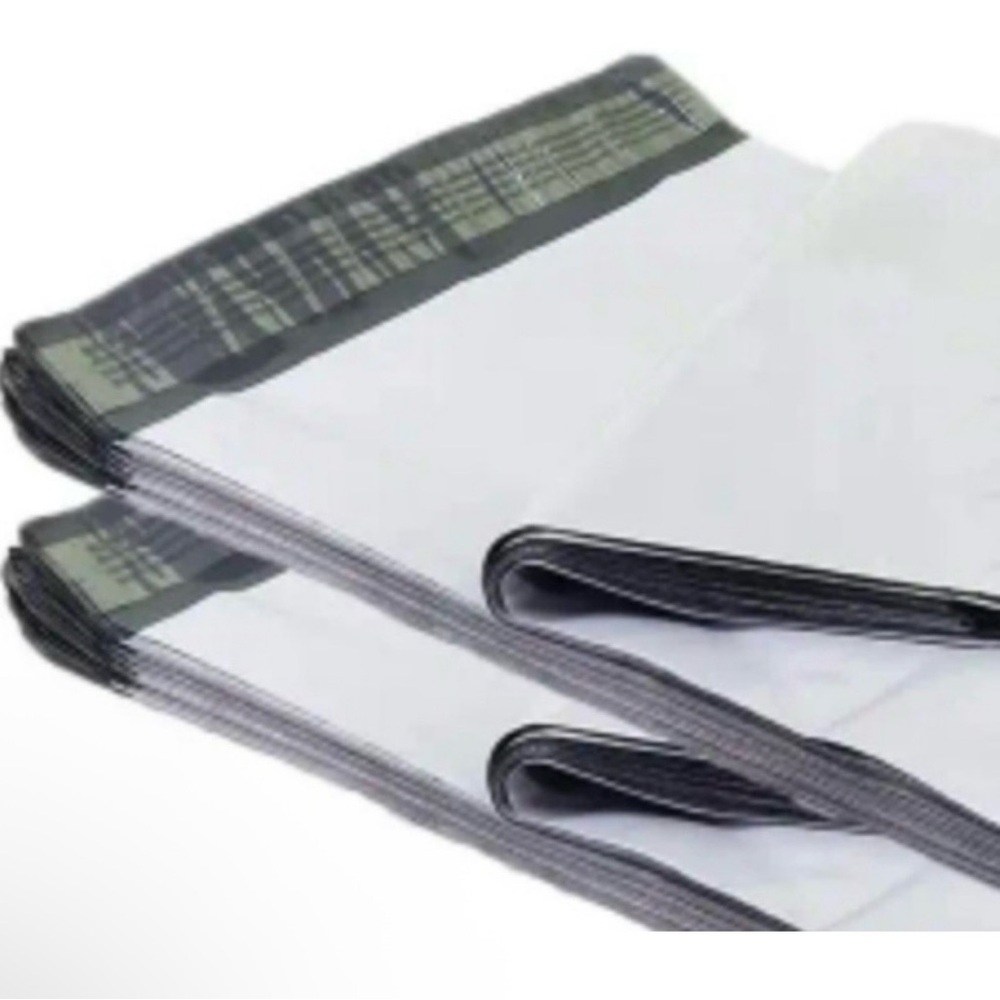 (100) 7X10 White Poly Mailers